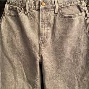 Universal thread oatmeal colored jeans size vintage straight leg w/stretch 18/34